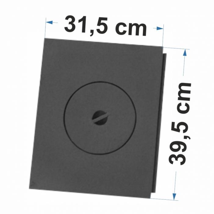 Plita de fonta 39,5 / 31,5 cm - Grosime 1cm