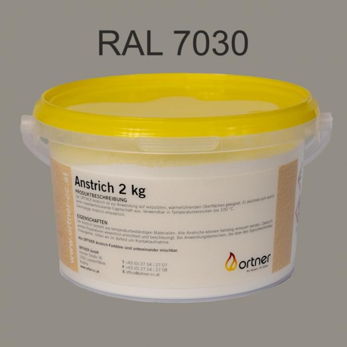 Vopsea termica pulbere 100°C - RAL7030 - Ortner