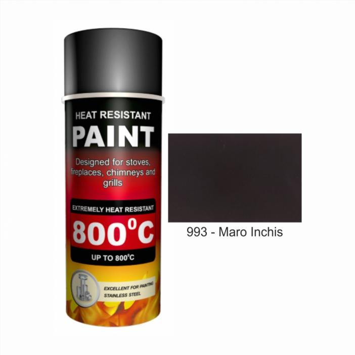 Spray termorezistent 800grC - 993 Maro Inchis