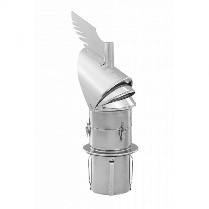 PALARIE ANTIVANT ROTATIVA INOX - Fi180