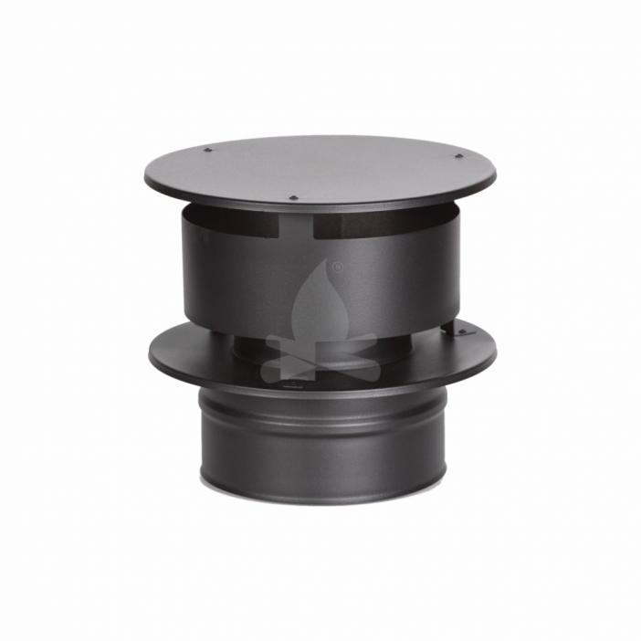 Terminal antipluvial cu plasa - Negru fi200