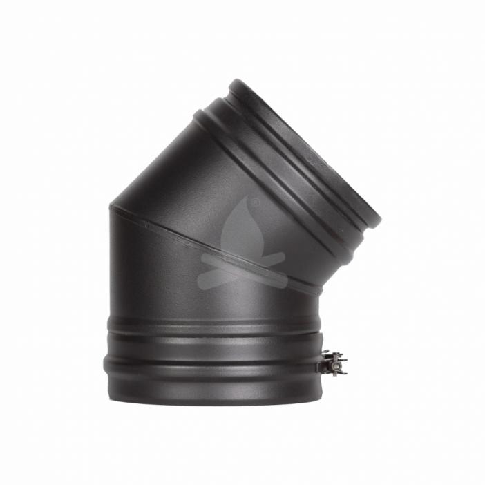 Cot Burlan inox izolat - Negru fi150 - 45GR