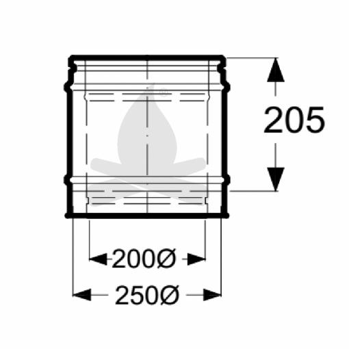 BURLAN INOX IZOLAT - NEGRU FI200 - 0.25ML