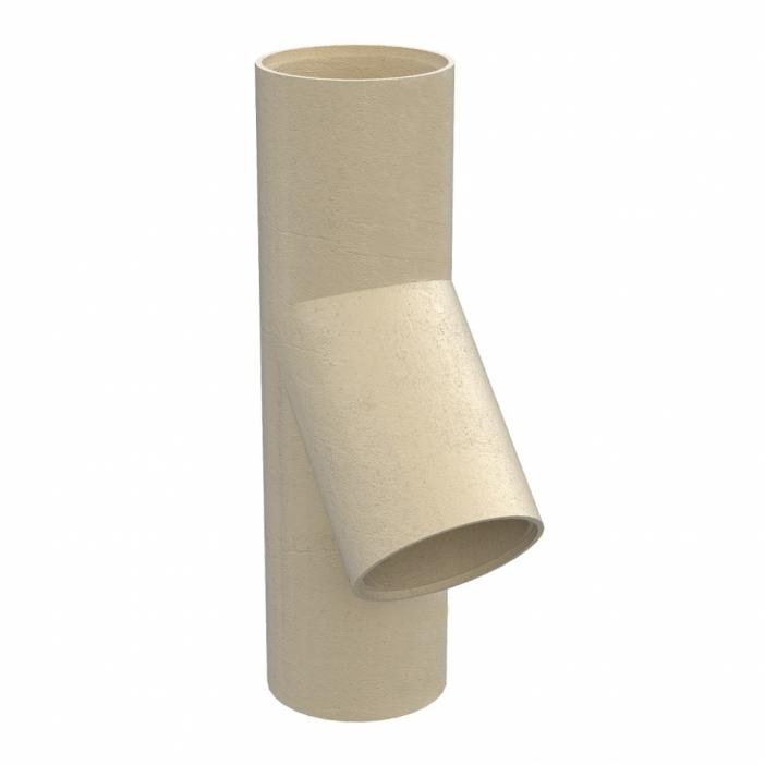 Racor ceramic Y 45gr fi180 - 50cm inaltime